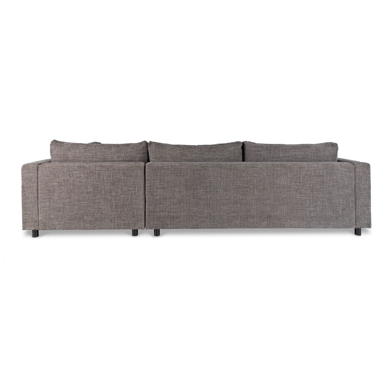 Alex Fabric Right Side Facing Chaise Lounge in Hastings Bark Online Warehouse Sale
