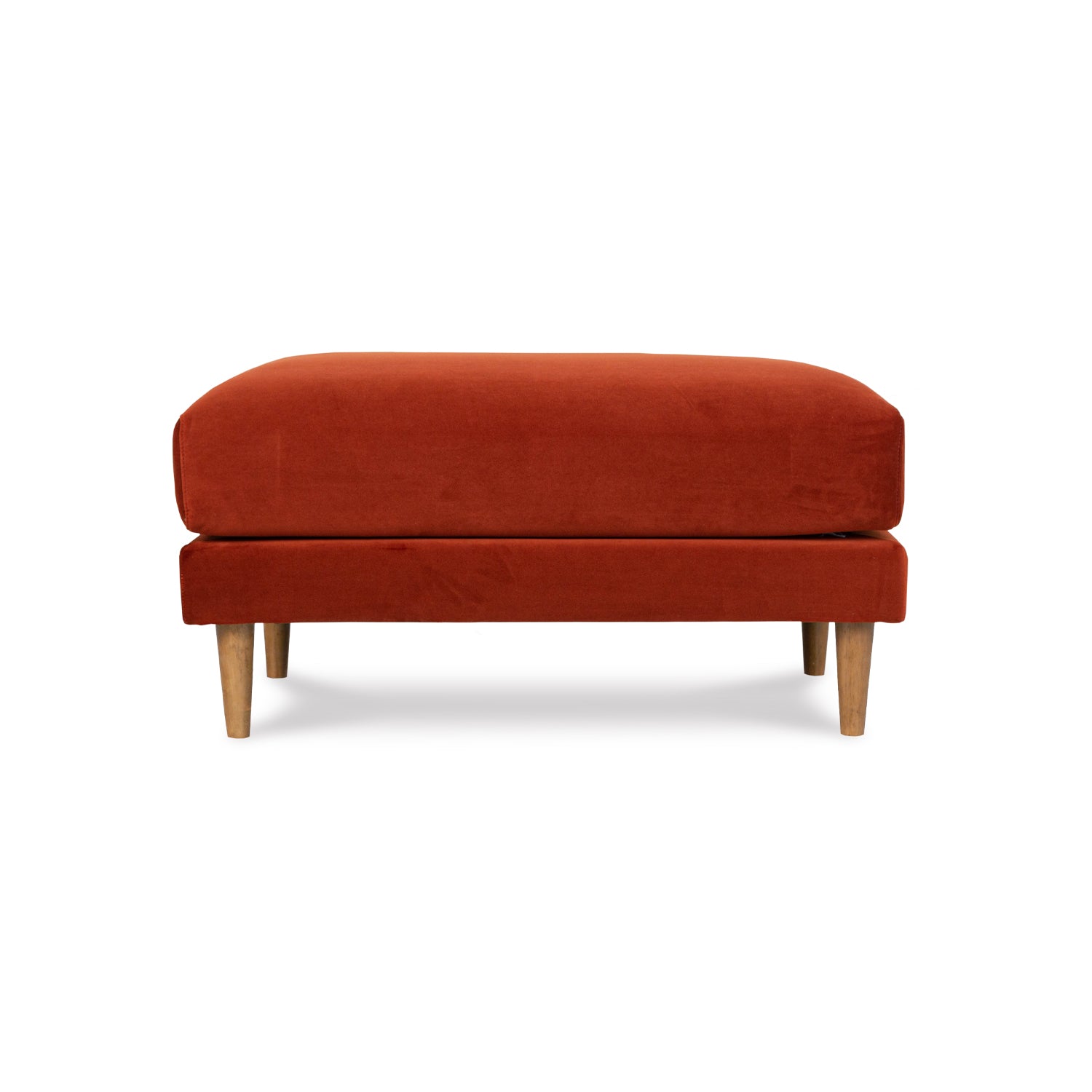 Anna Velvet Ottoman