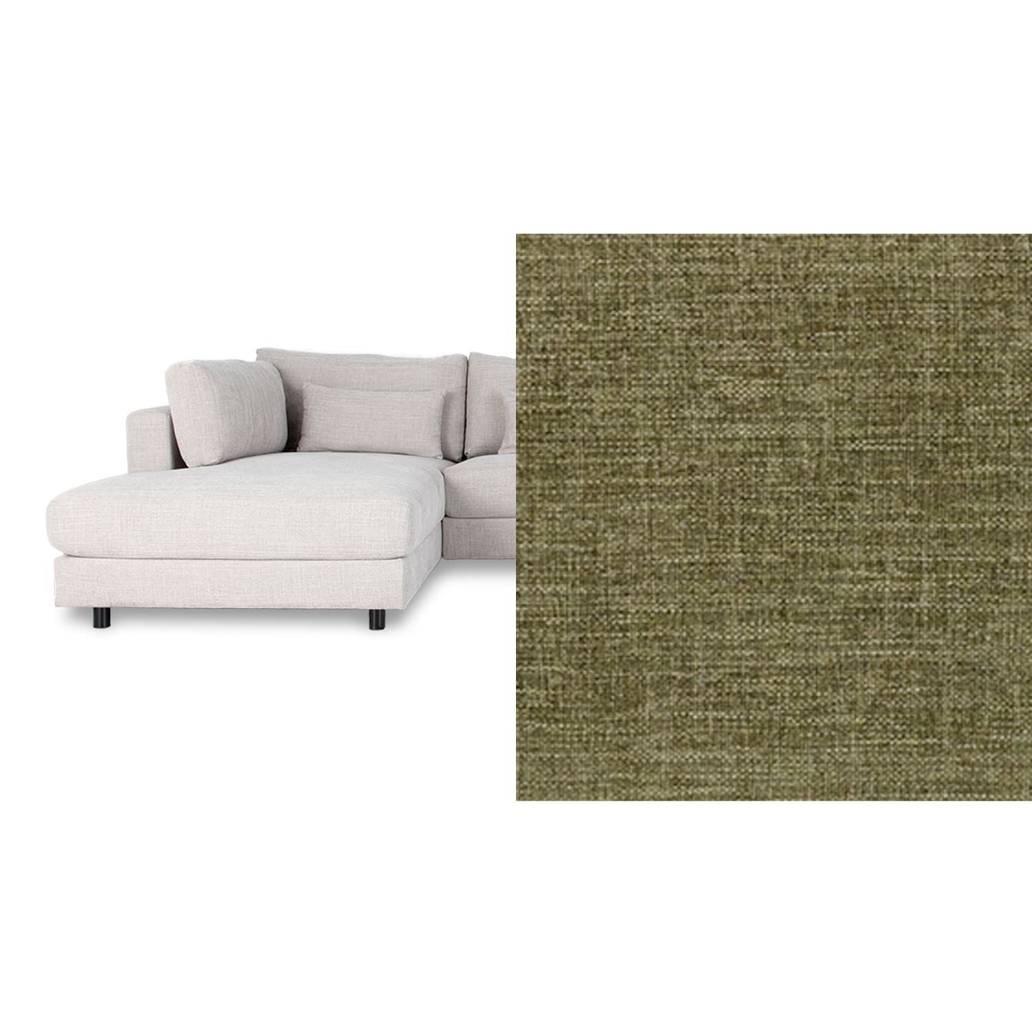 Alex Fabric Right Side Facing Chaise Lounge