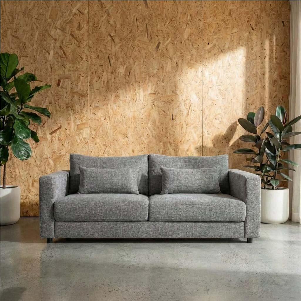 Alex Fabric 3 Seat Sofa