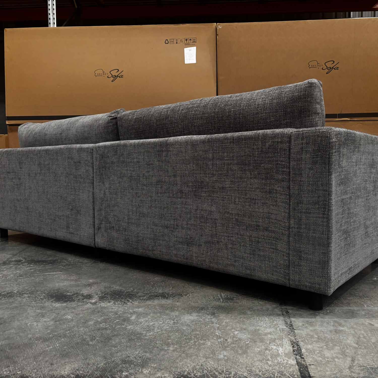 Imperfect Alex 4 Seat Sofa in Hastings Bark