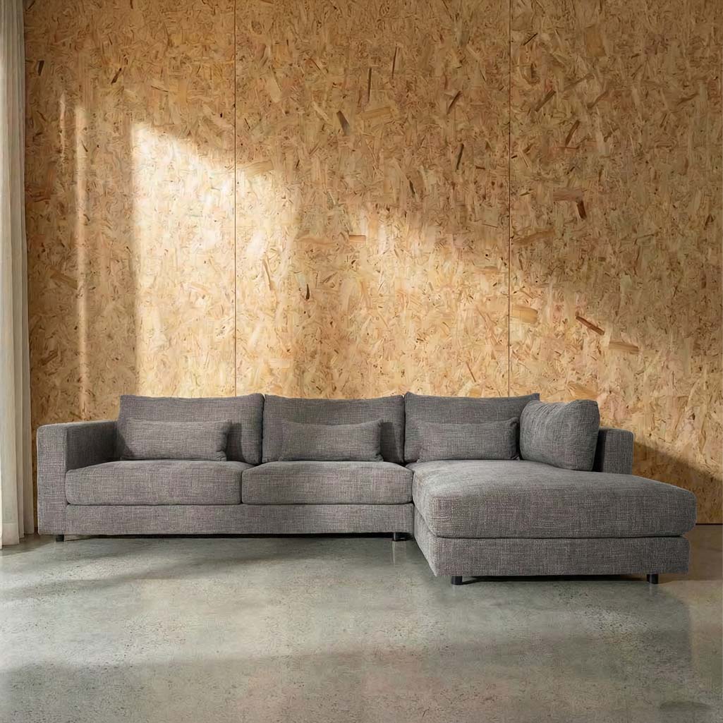 Alex Fabric Right Side Facing Chaise Lounge