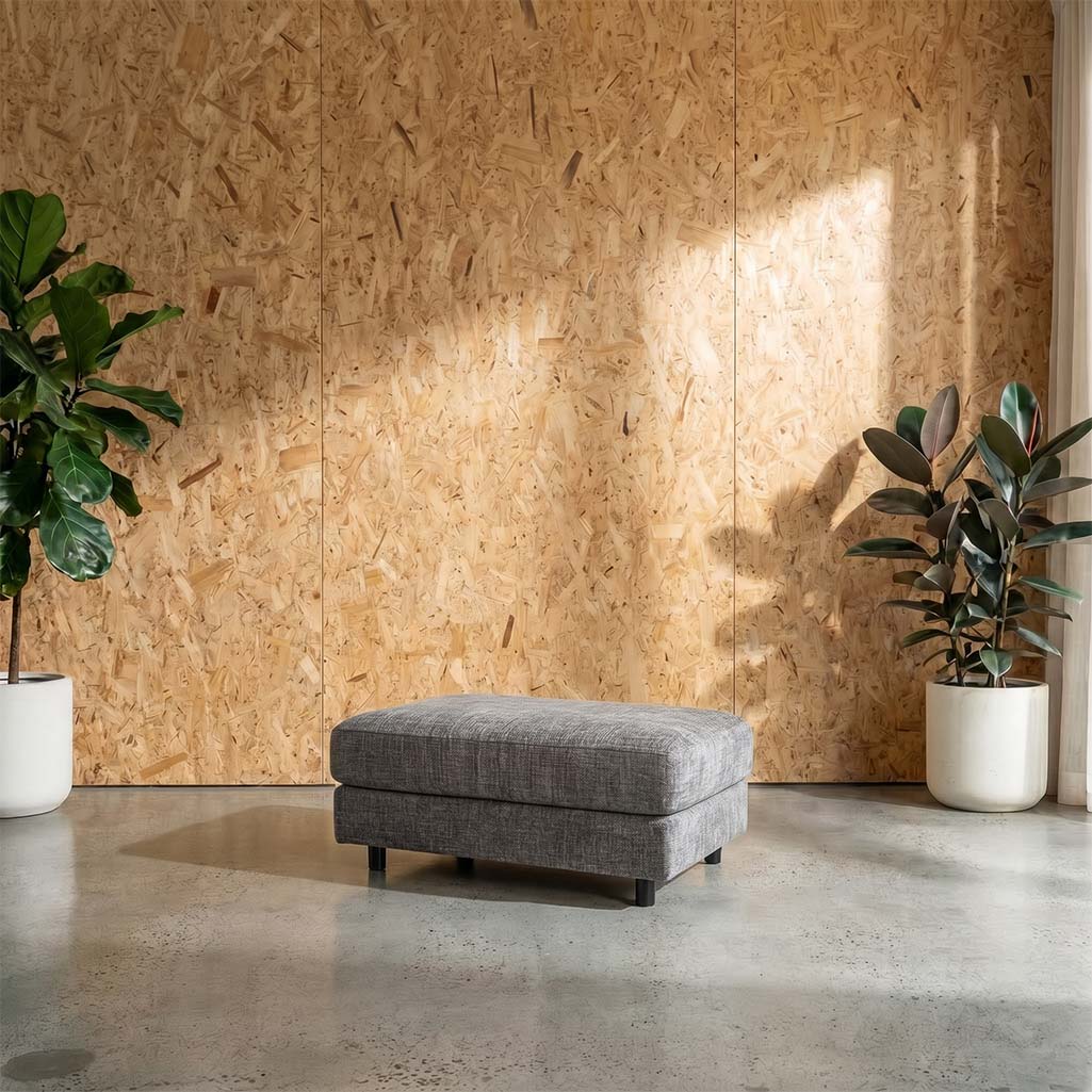 Alex Fabric Ottoman
