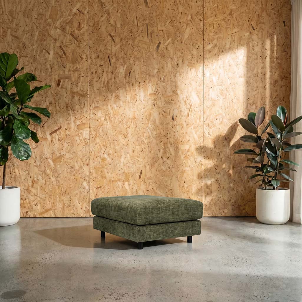 Alex Fabric Ottoman