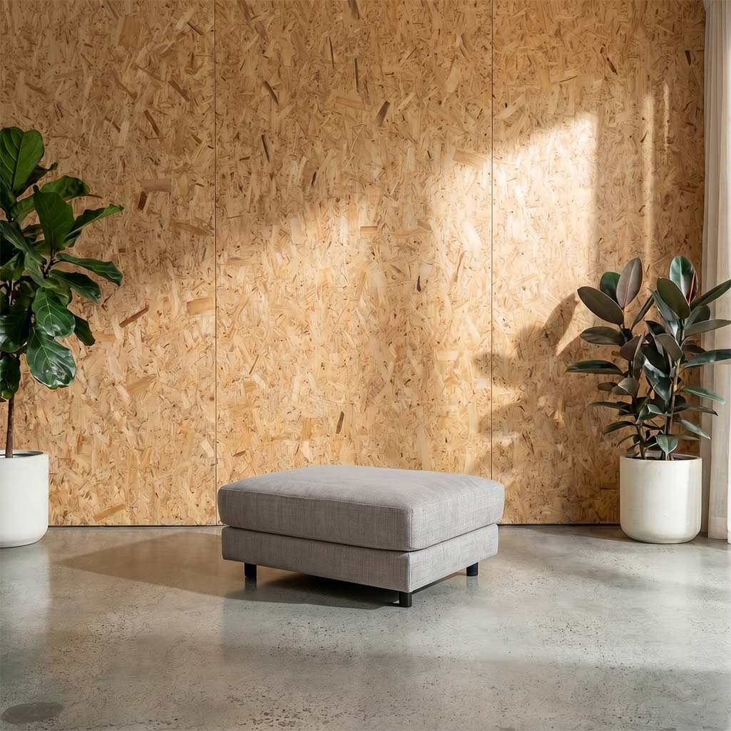 Alex Fabric Ottoman