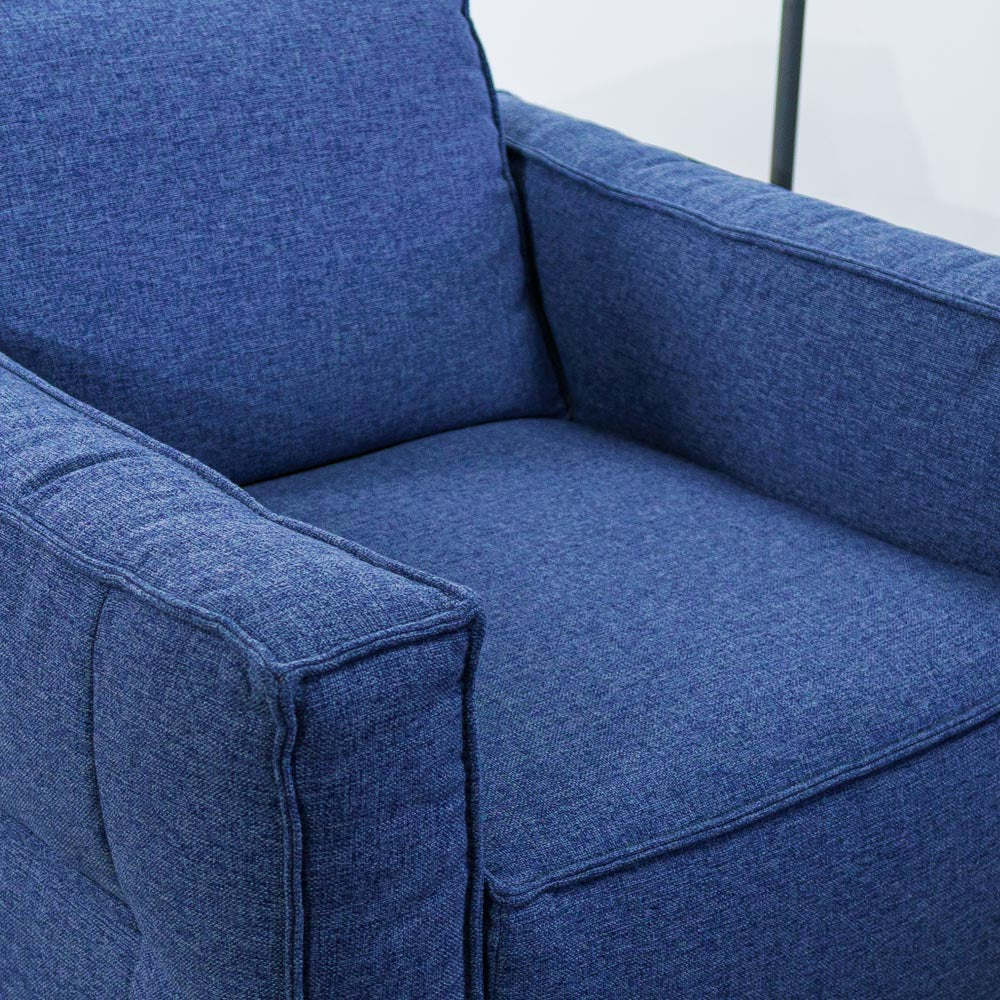 Archie Fabric Swivel Chair