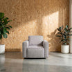 Archie Fabric Swivel Chair