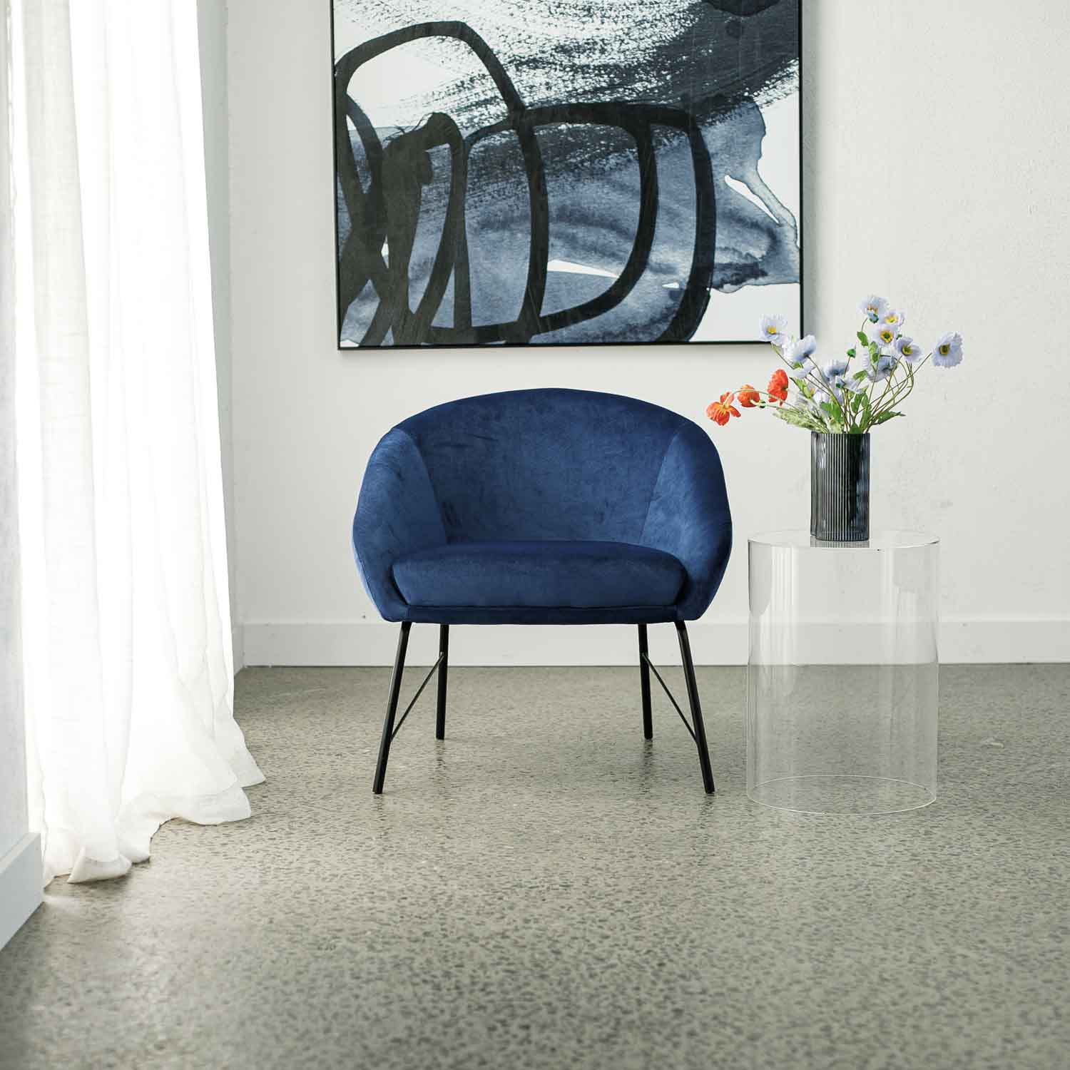 Arlo Vogue Velvet Chair