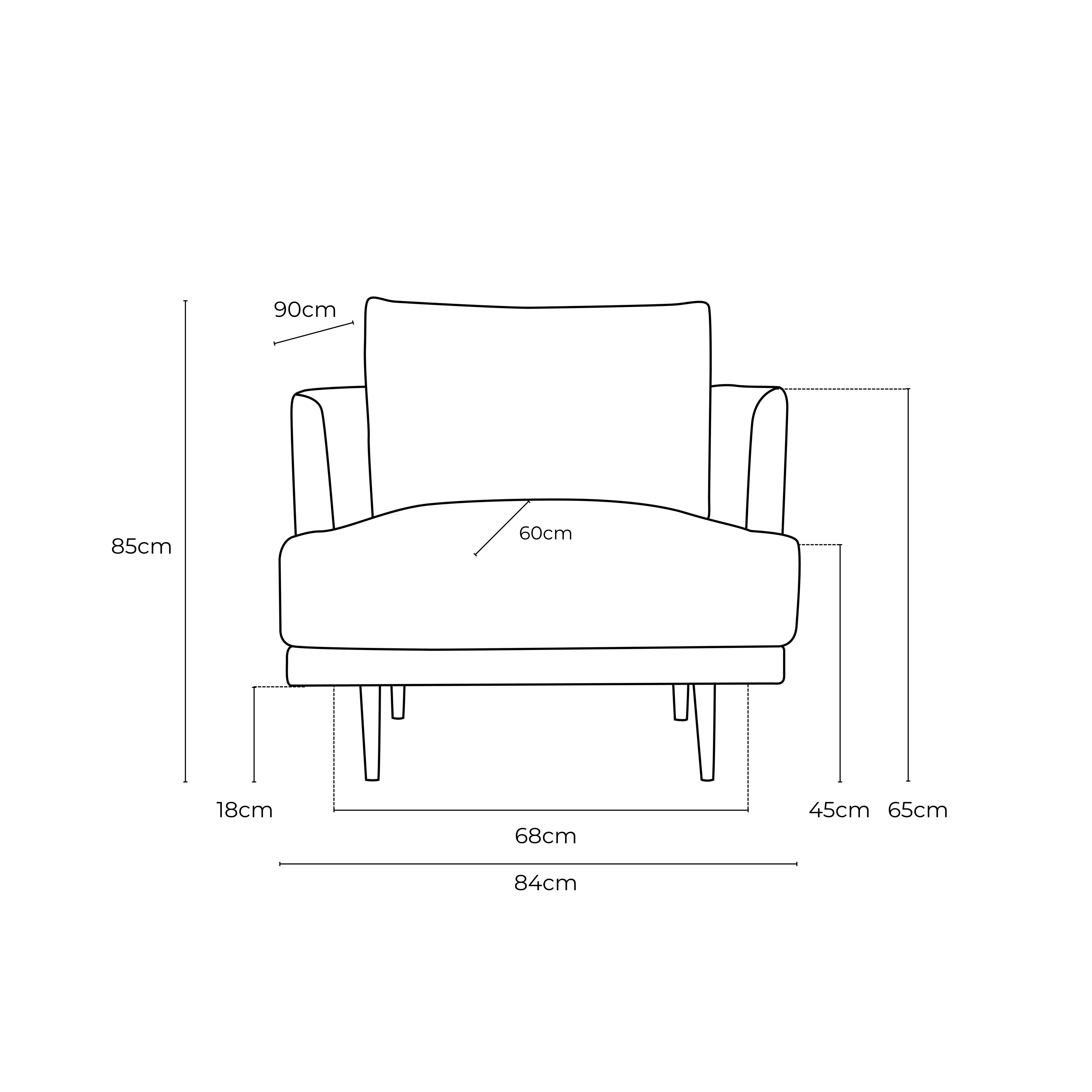 Aubrey Fabric Chair
