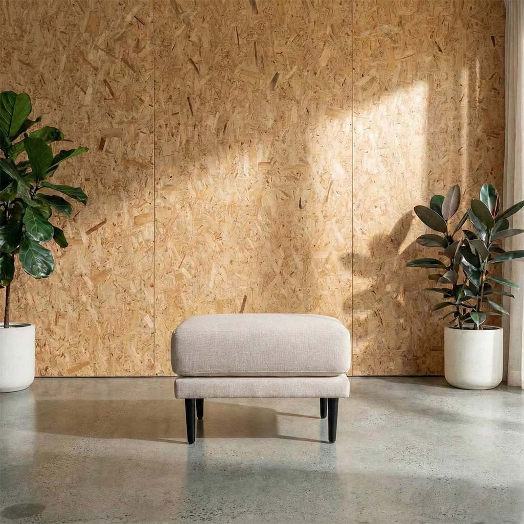 Aubrey Fabric Small Ottoman