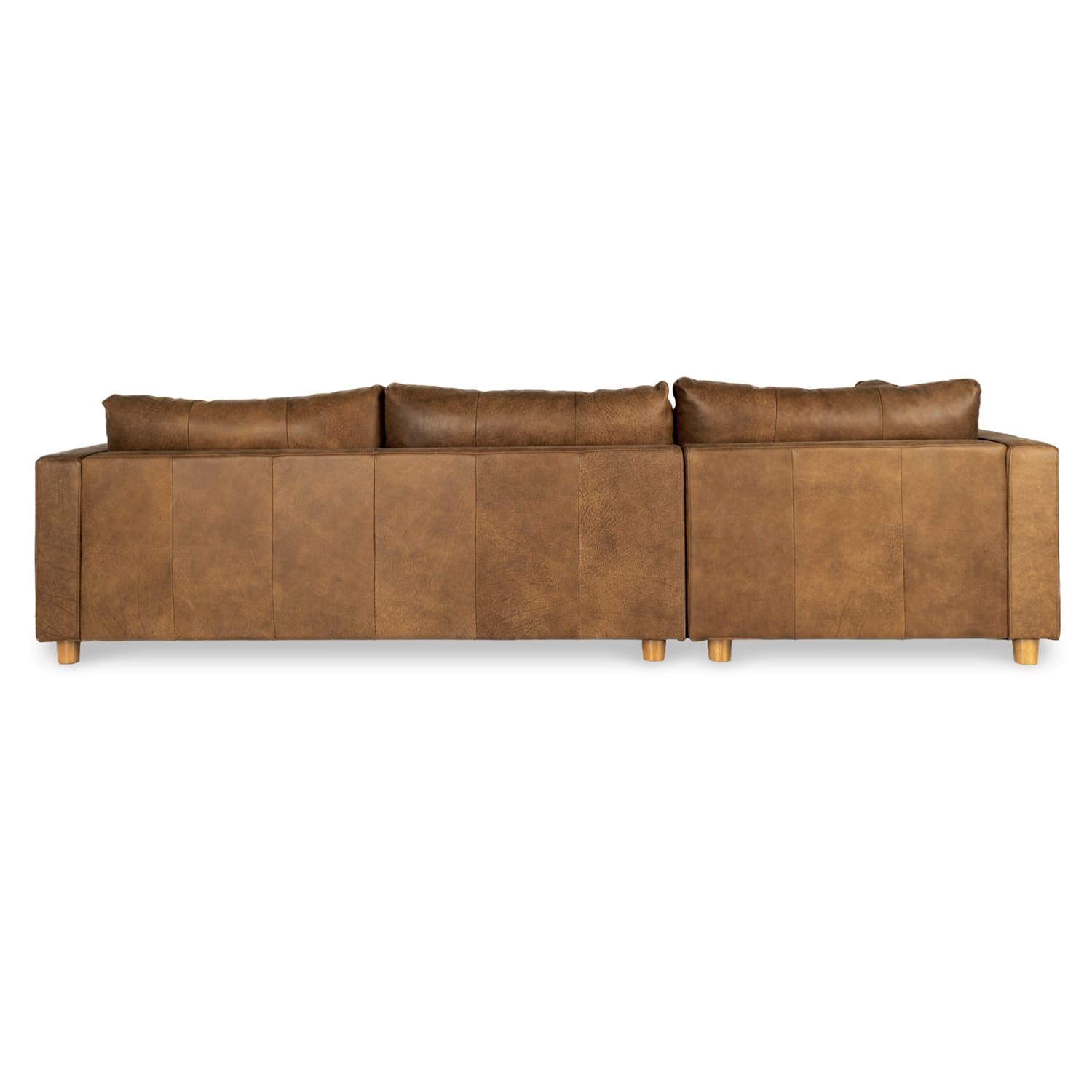 Barcelona Leather Left Side Facing Chaise Lounge