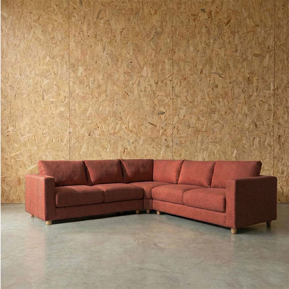 Barcelona Fabric 2.5 Seat Corner Suite
