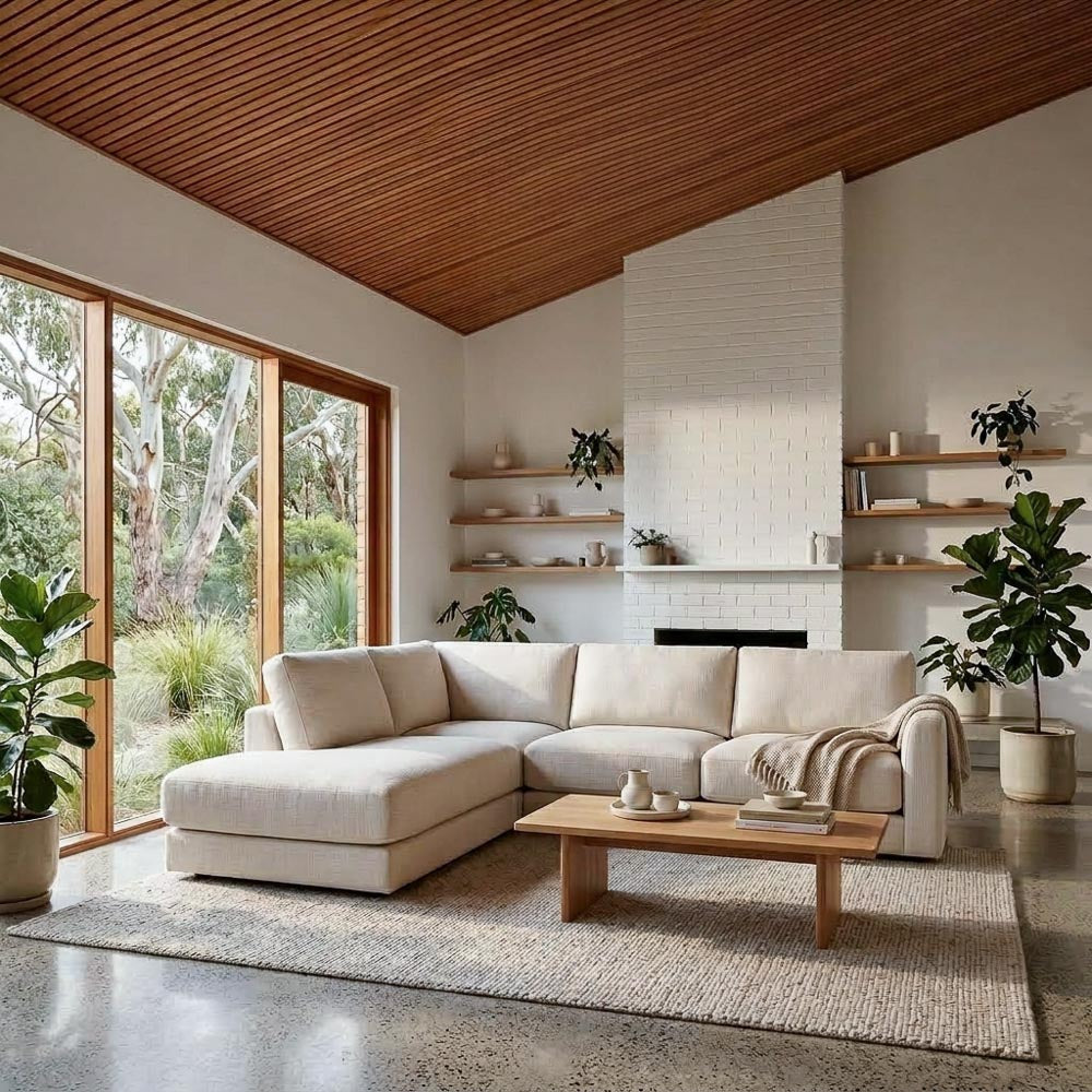 Bella Fabric Right Side Facing Chaise Lounge