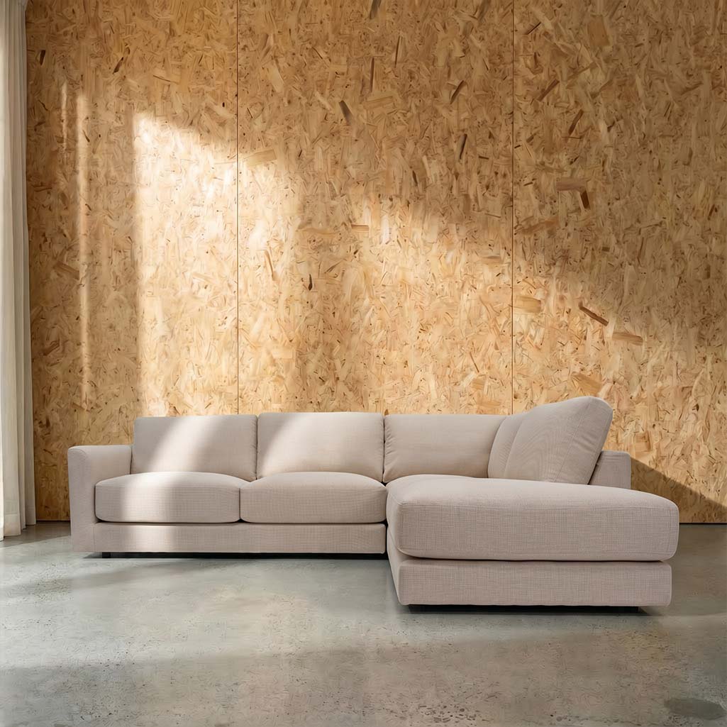 Bella Fabric Right Side Facing Chaise Lounge