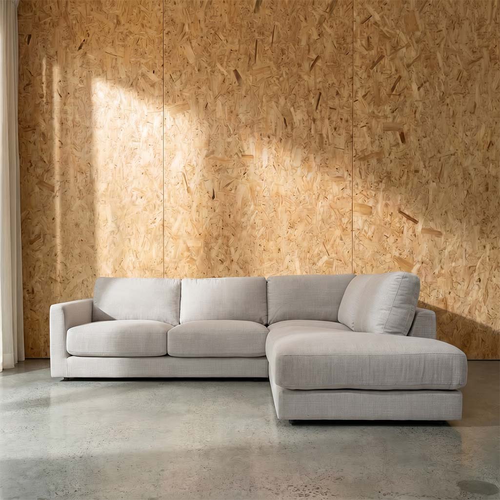 Bella Fabric Right Side Facing Chaise Lounge