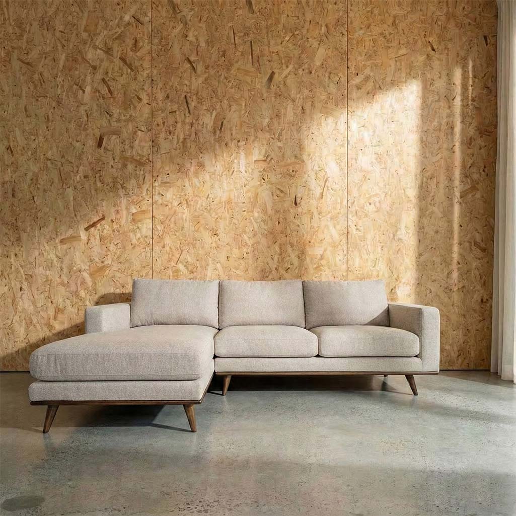 Boston Fabric Left Side Facing Chaise Lounge