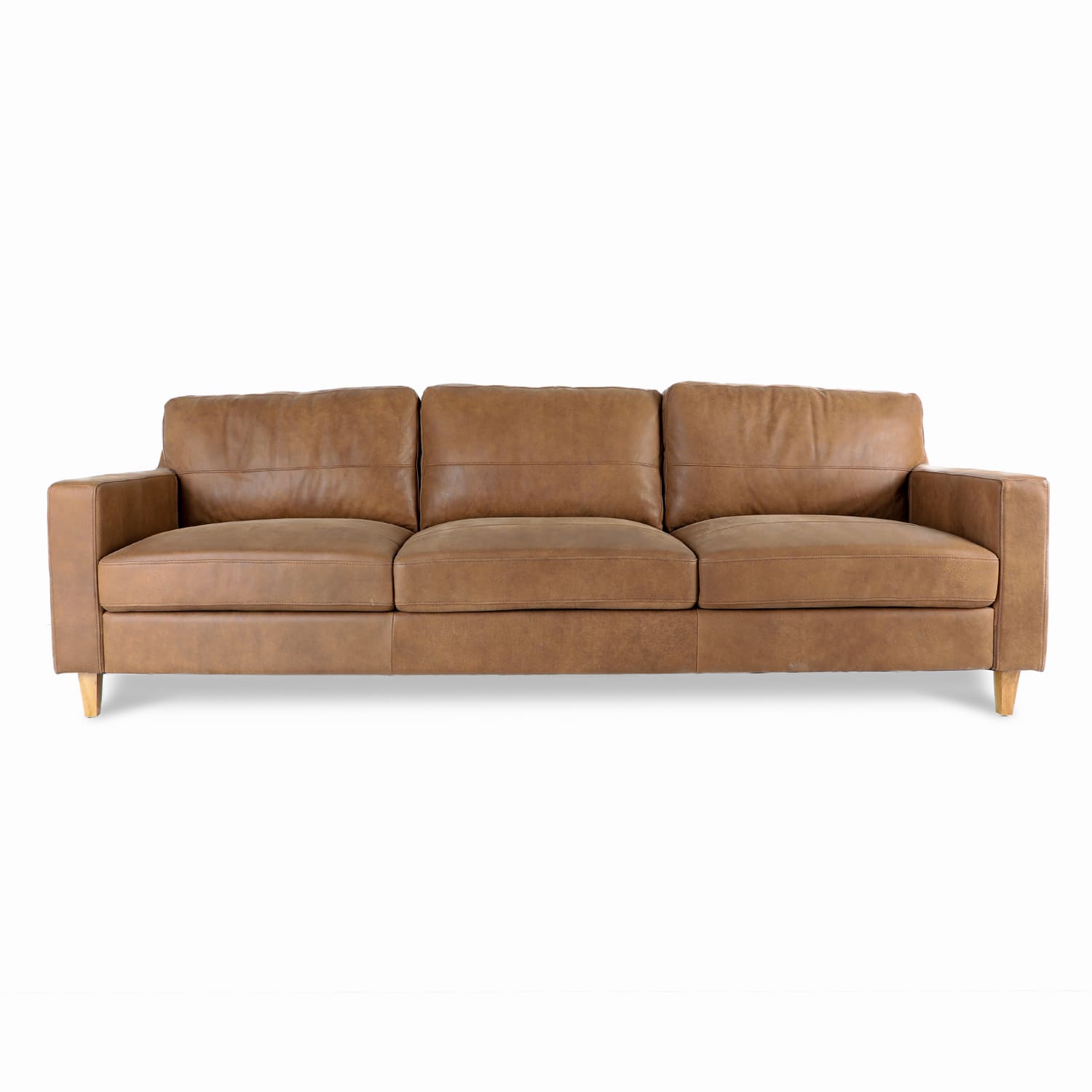 Cara Leather 3.5 Seat Sofa