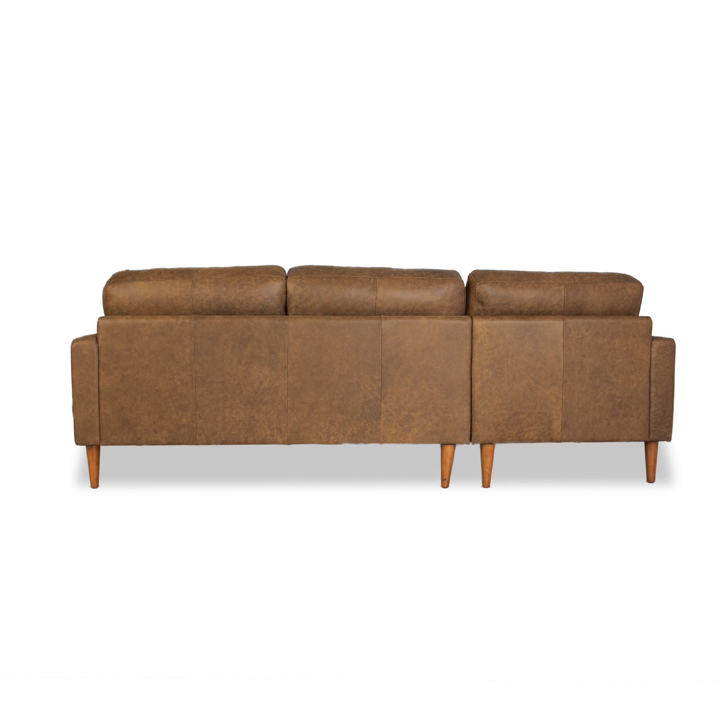 Classic Leather Left Side Facing Chaise Lounge