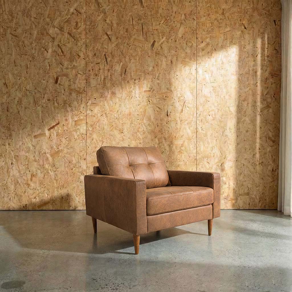 Classic Leather Chair in Brumby Natural | The Drop