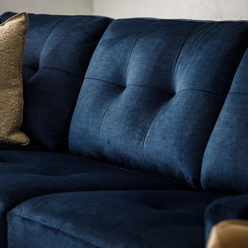Classic Fabric Right Side Facing Chaise Lounge