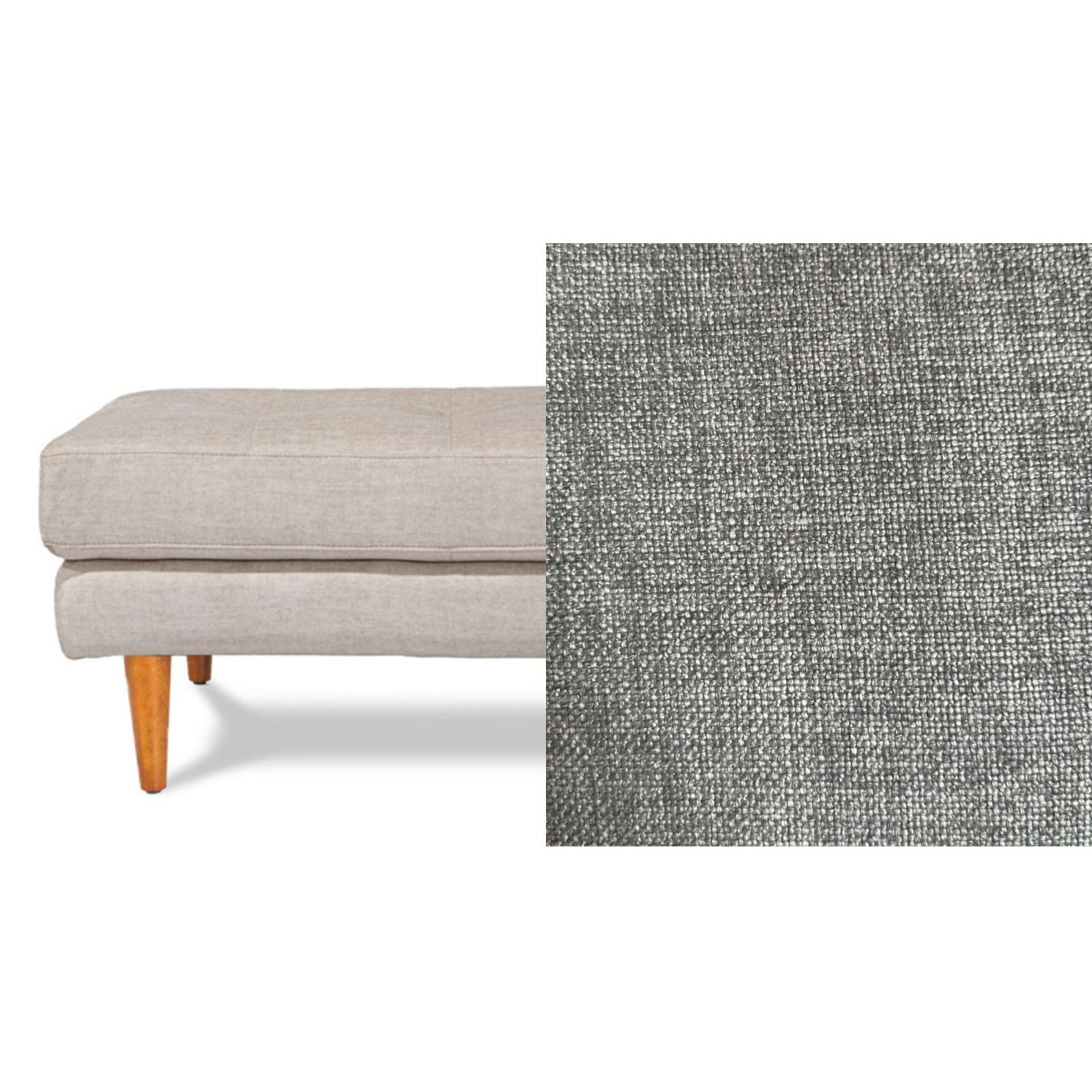 Classic Fabric Ottoman