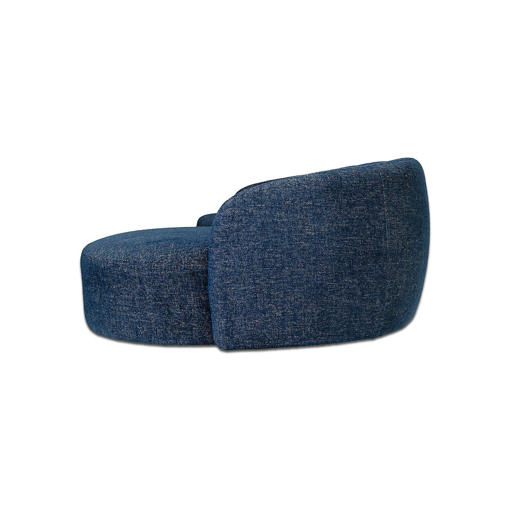 Crescent Fabric Right Side Facing Chaise Lounge