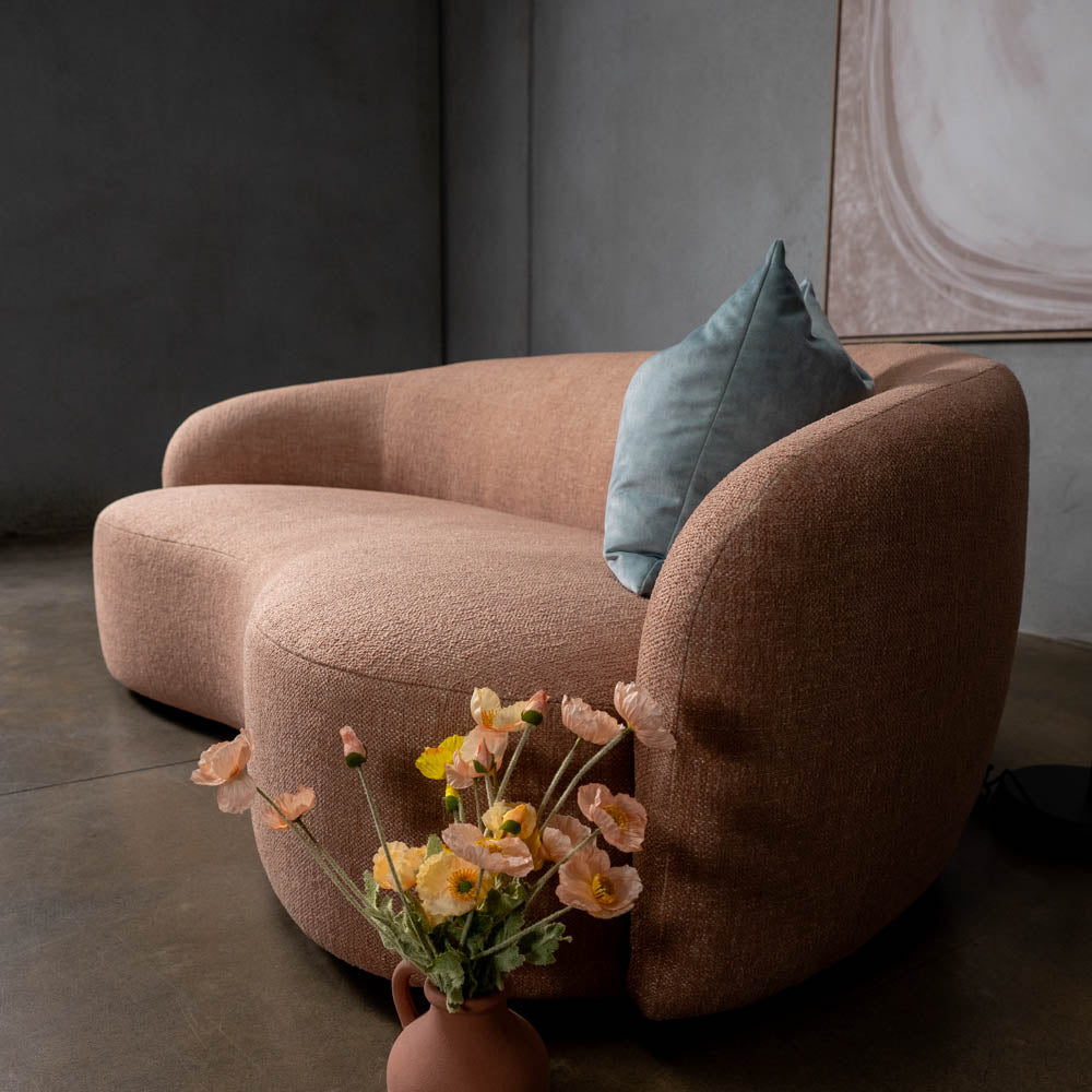 Crescent Fabric 3 Seat