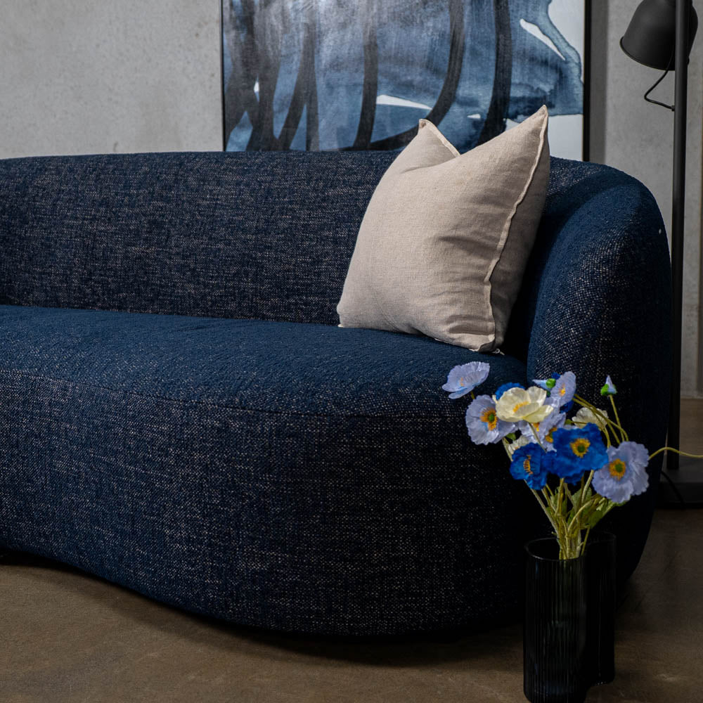 Crescent Fabric 3 Seat