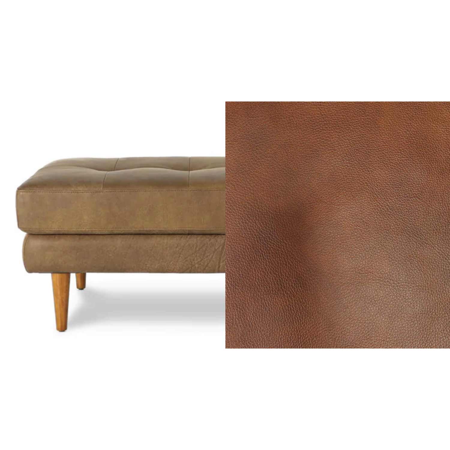 Classic Leather Ottoman