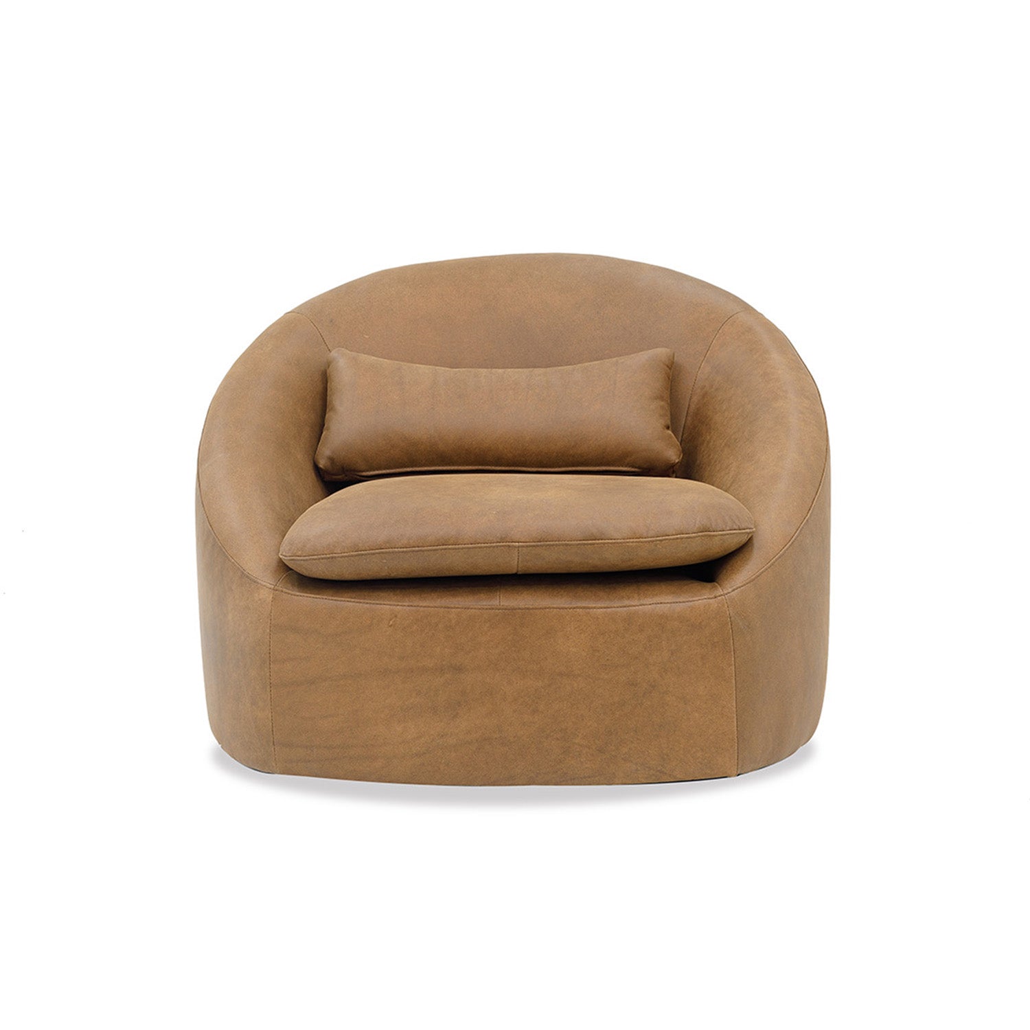 Ella Leather Swivel Chair