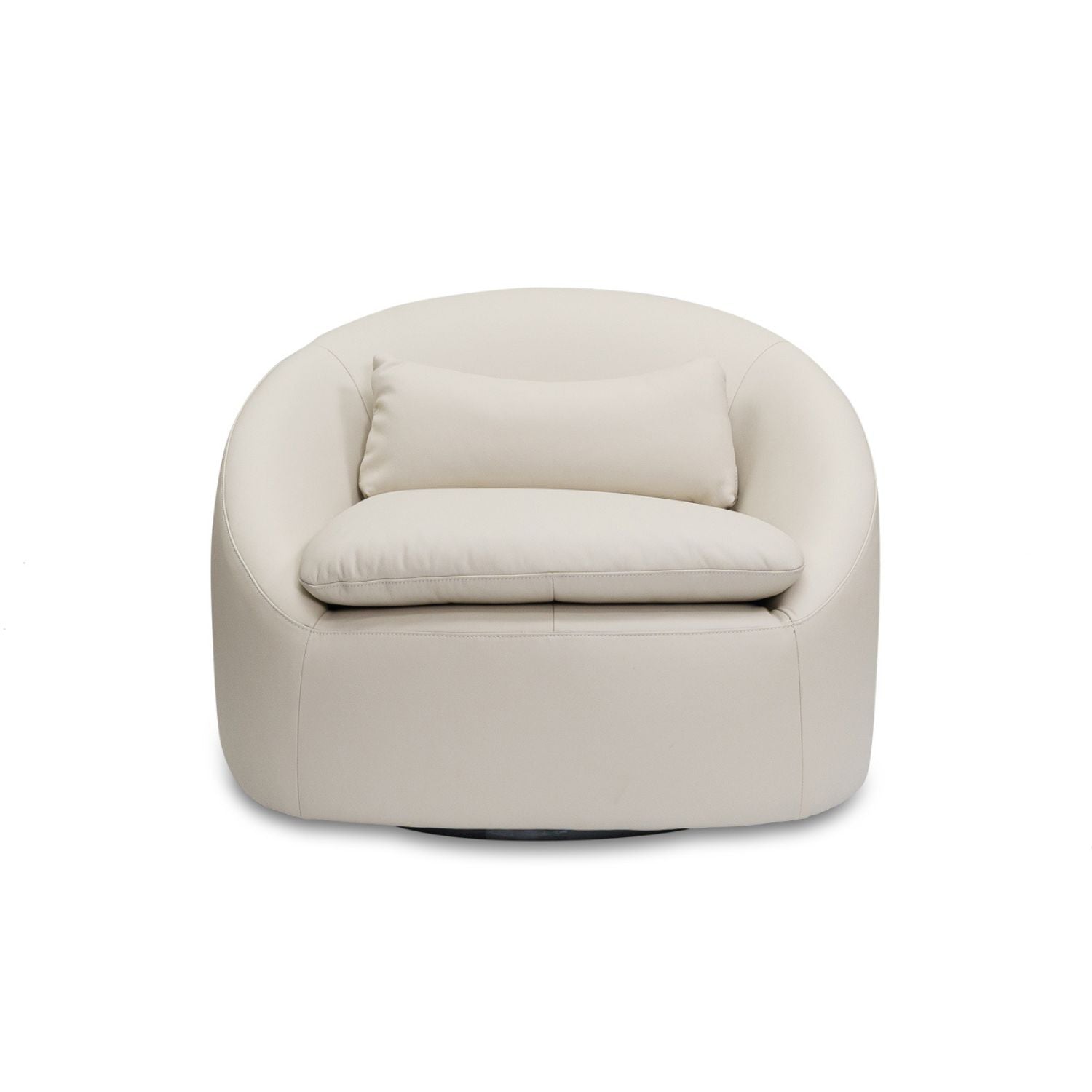 Ella Leather Swivel Chair