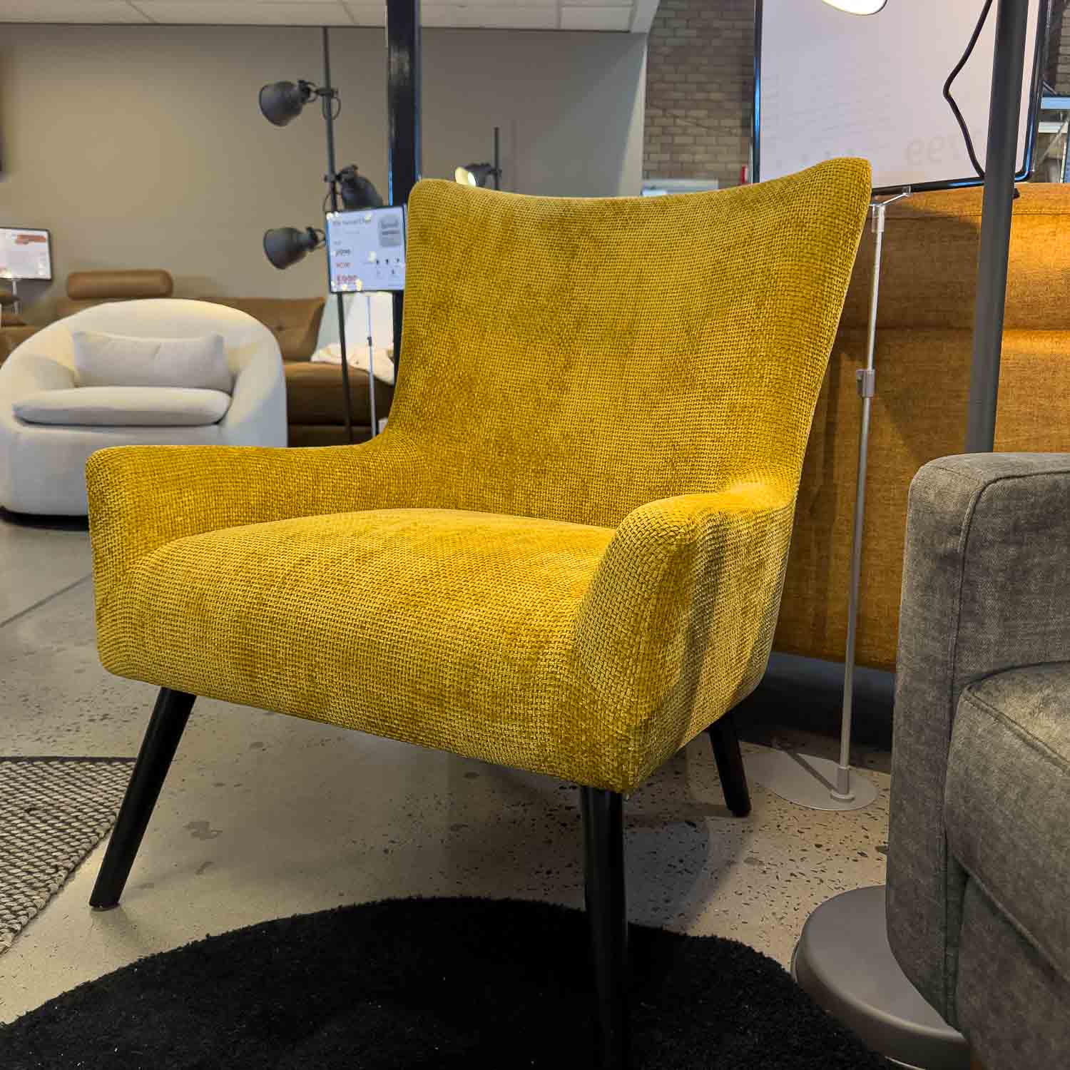 Imperfect Esprit Fabric Chair in Vogue Amber