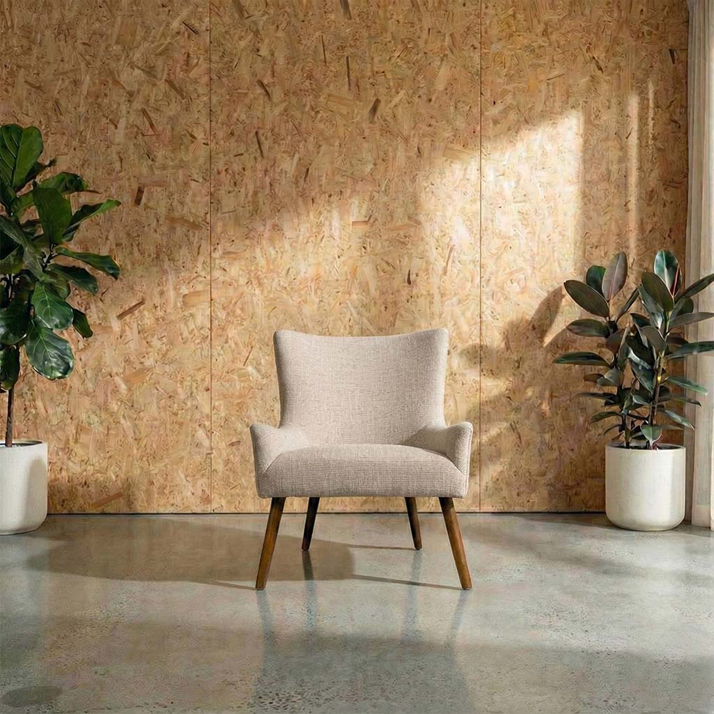 Esprit Fabric Chair in Dublin Natural | The Drop