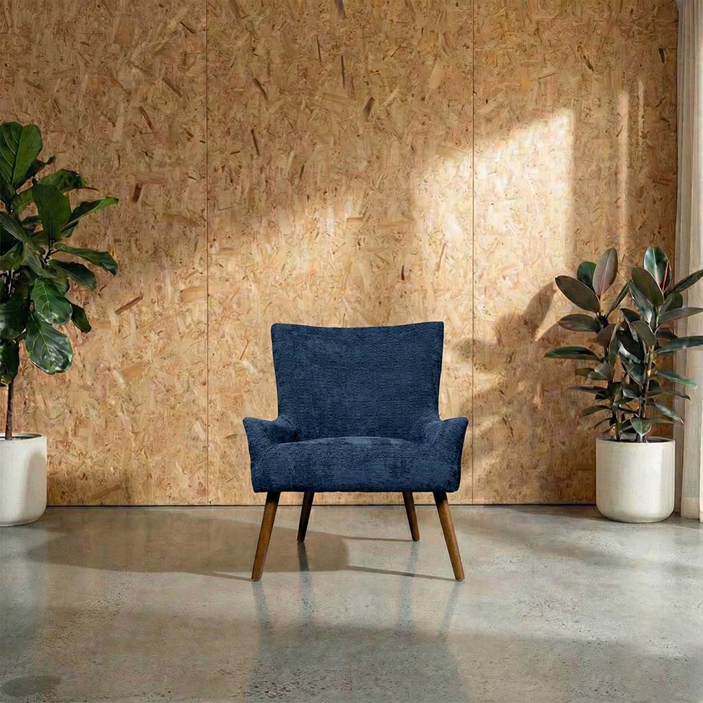 Esprit Fabric Chair in Elise Denim | The Drop