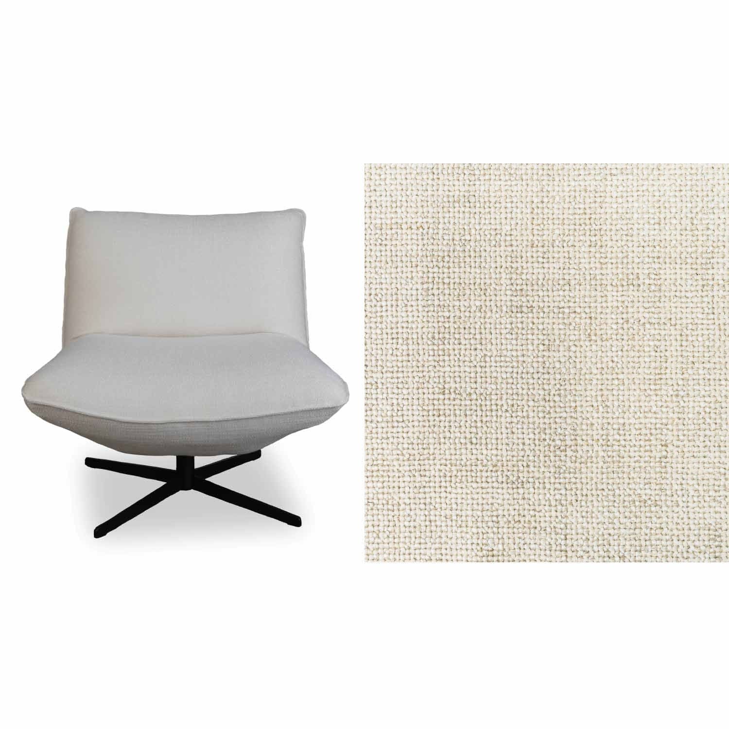 Global Fabric Swivel Chair