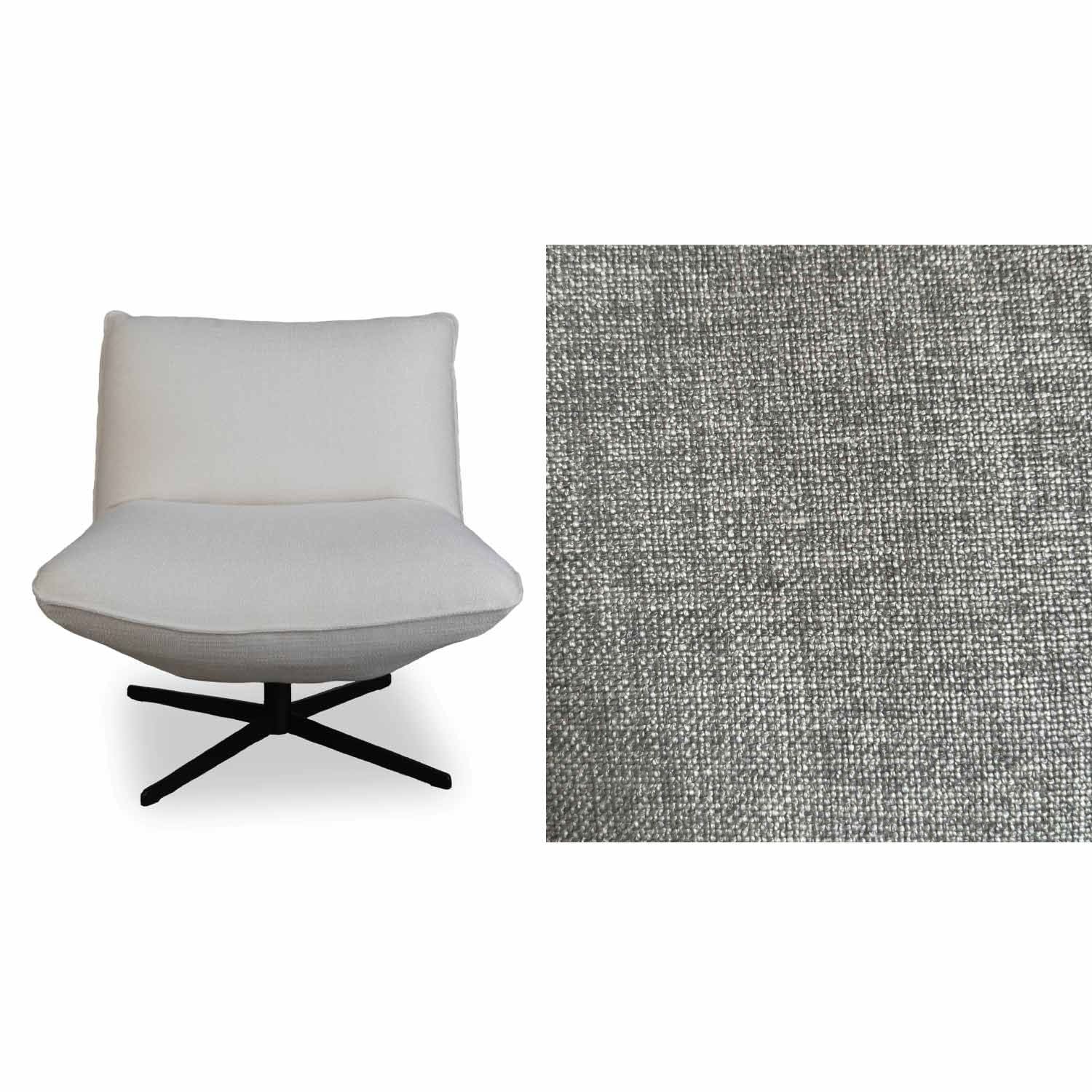 Global Fabric Swivel Chair