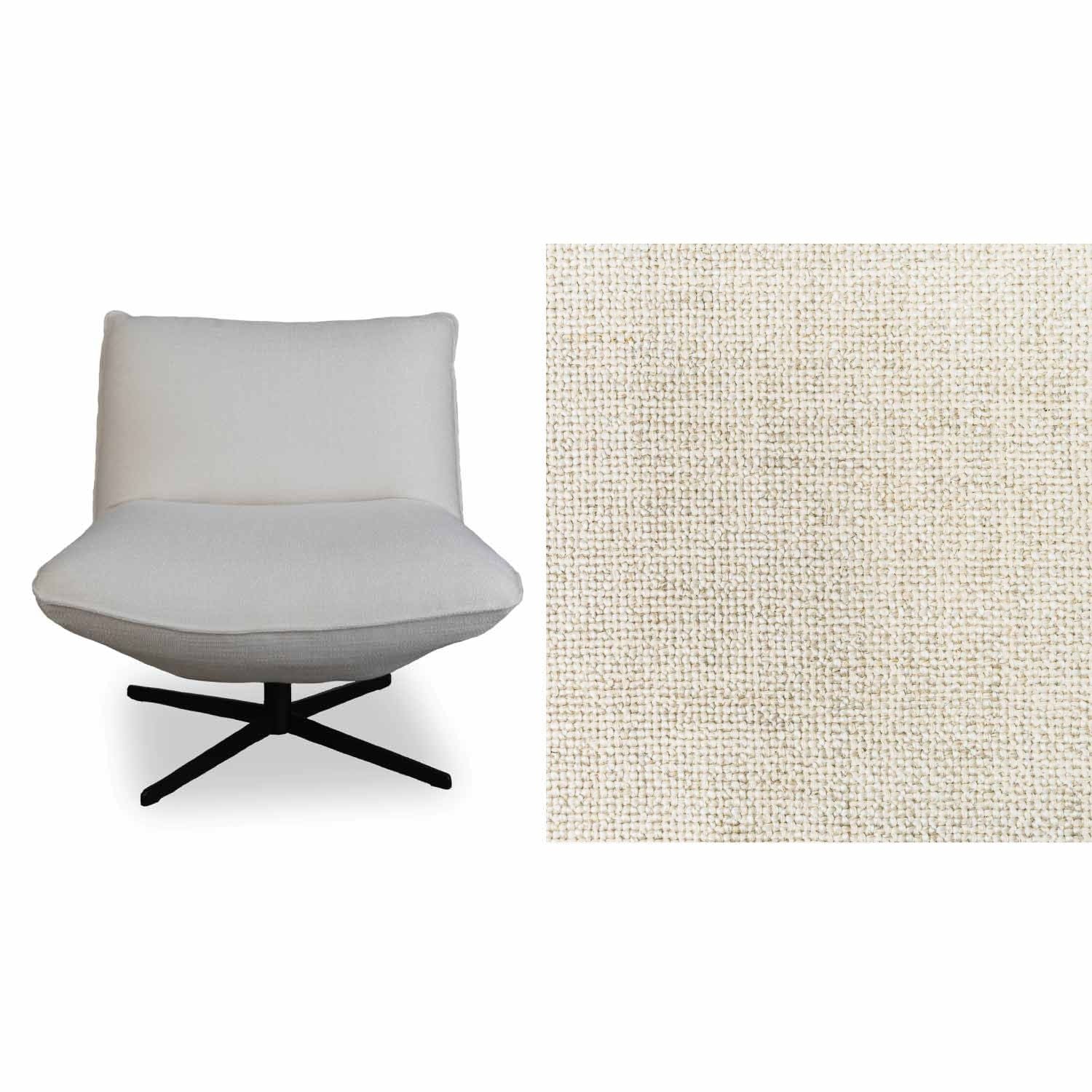 Global Fabric Swivel Chair