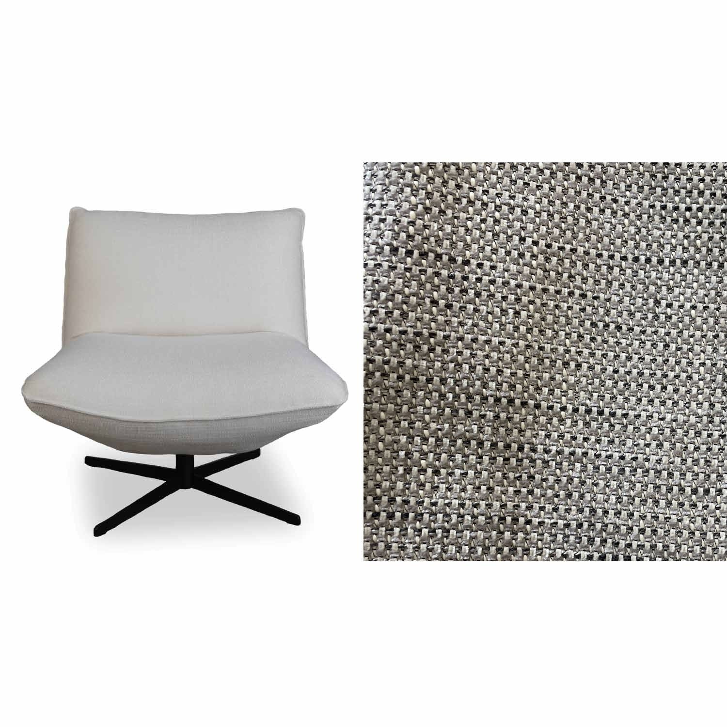 Global Fabric Swivel Chair