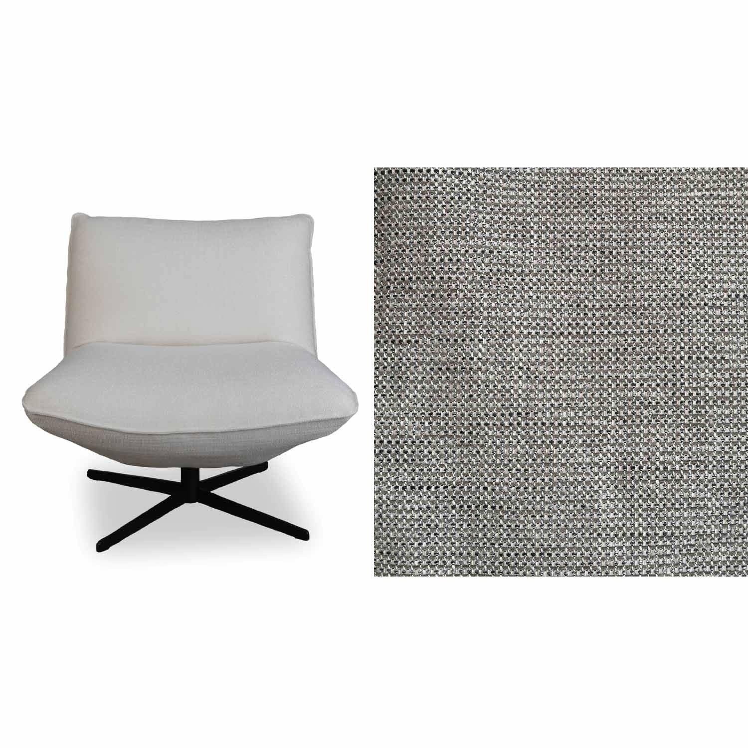 Global Fabric Swivel Chair