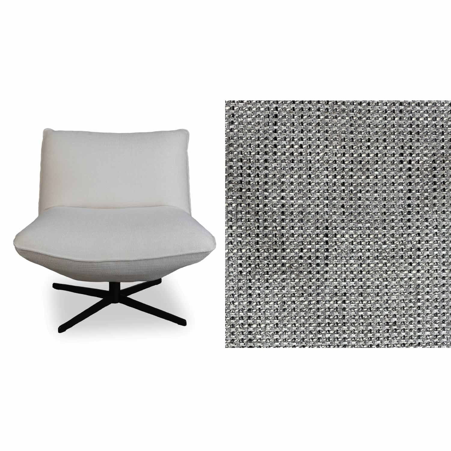 Global Fabric Swivel Chair