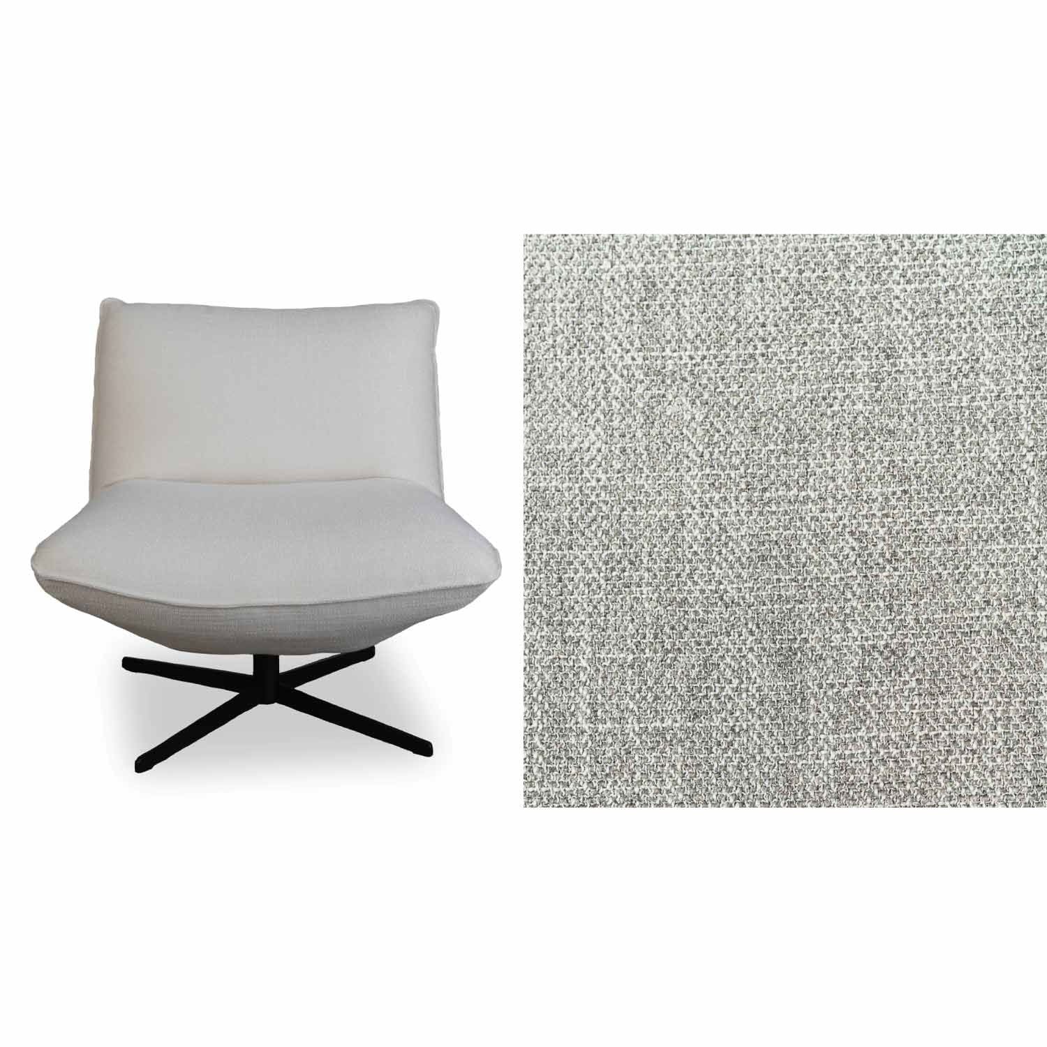 Global Fabric Swivel Chair