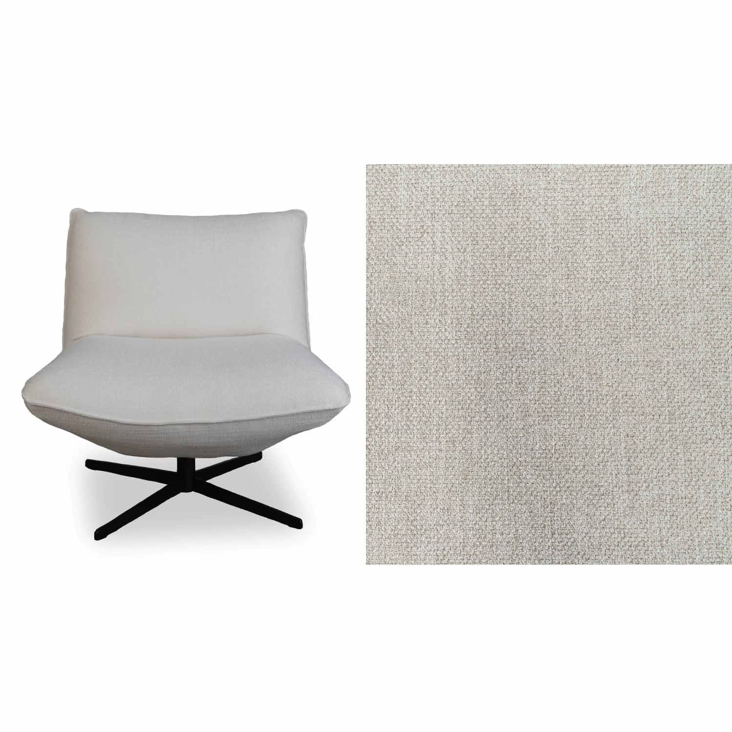 Global Fabric Swivel Chair