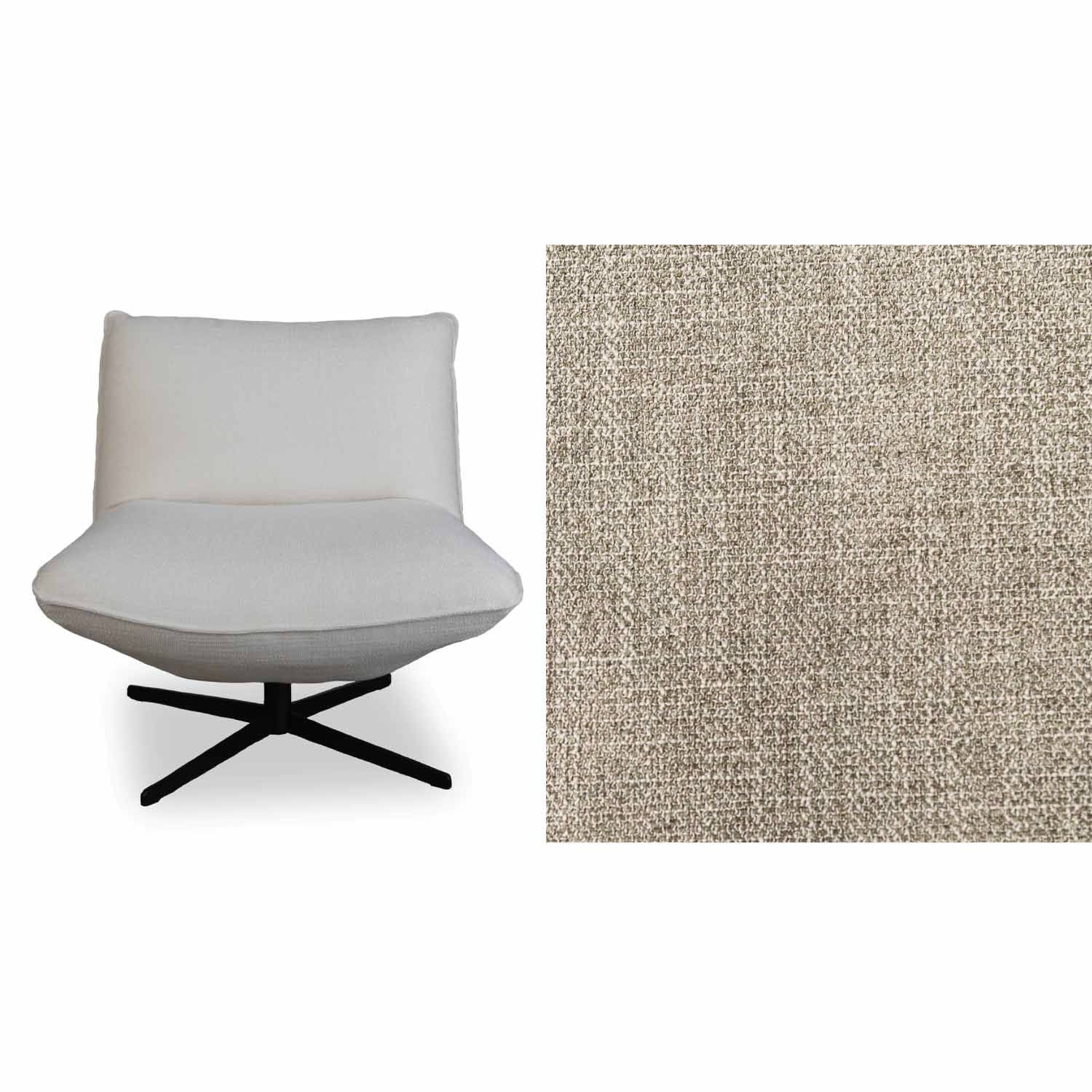 Global Fabric Swivel Chair