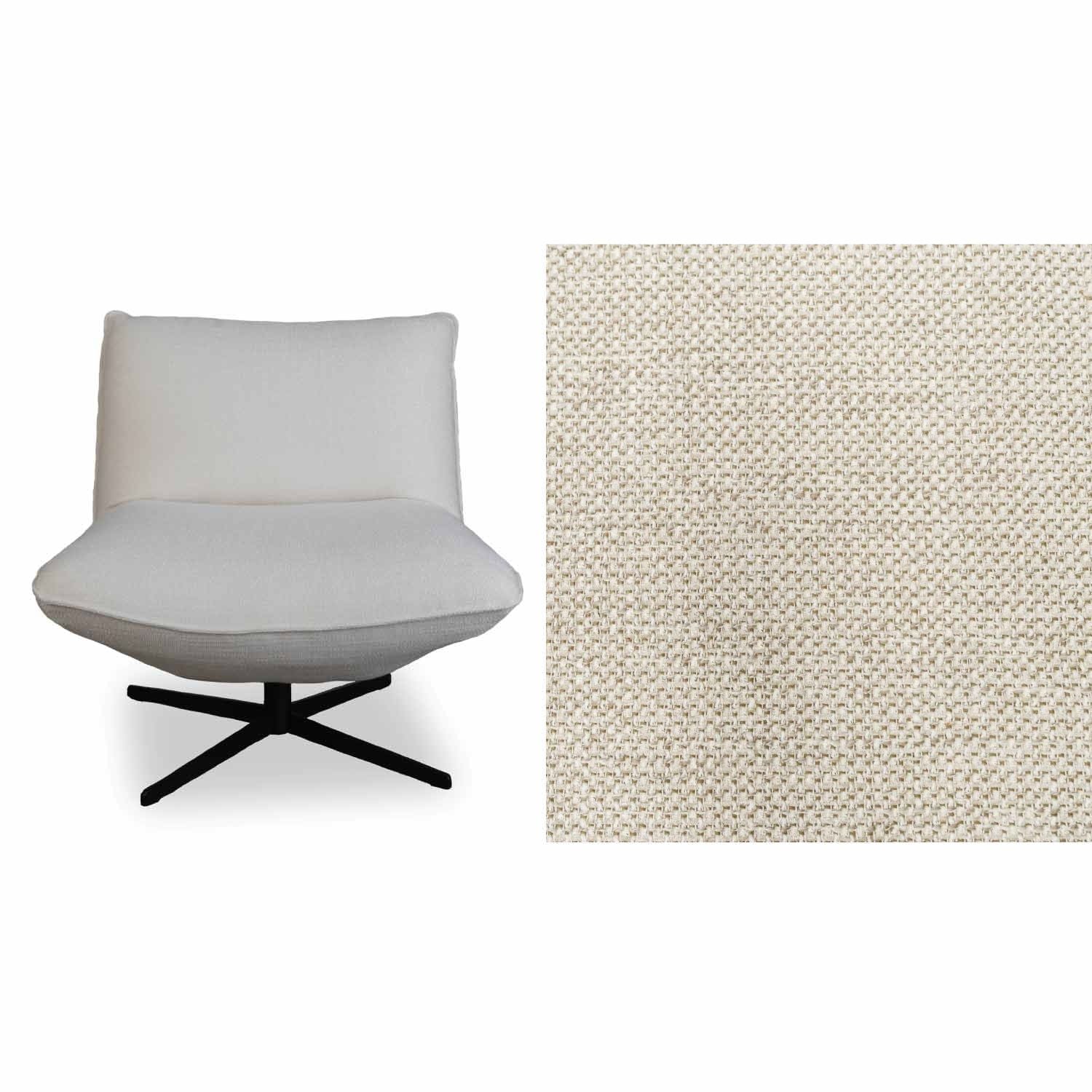 Global Fabric Swivel Chair