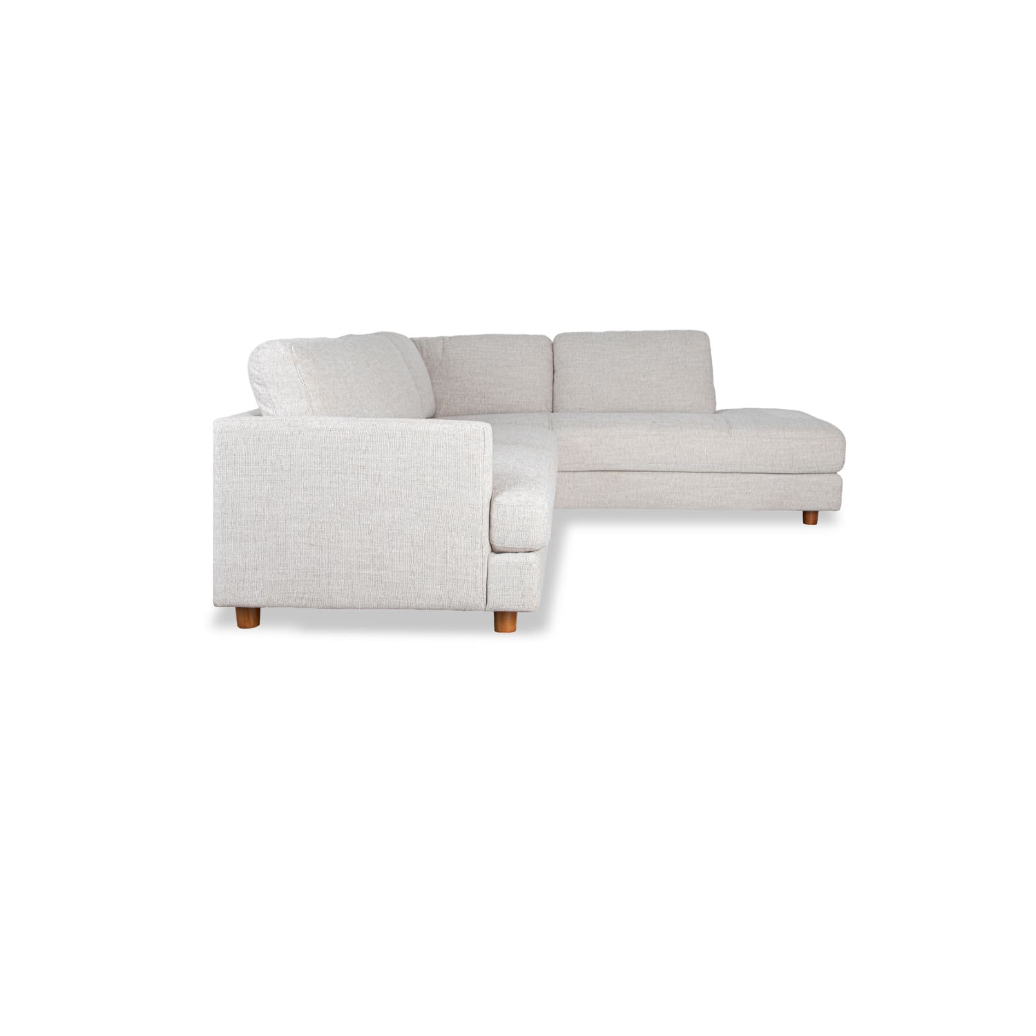 Haven Fabric Right Side Facing Chaise Lounge in Torelli Dove Online Warehouse Sale