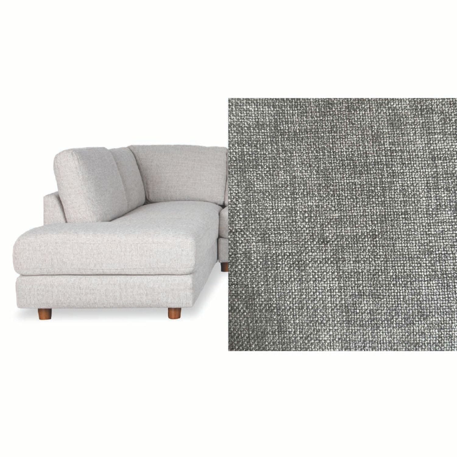 Haven Fabric Left Side Facing Chaise Lounge