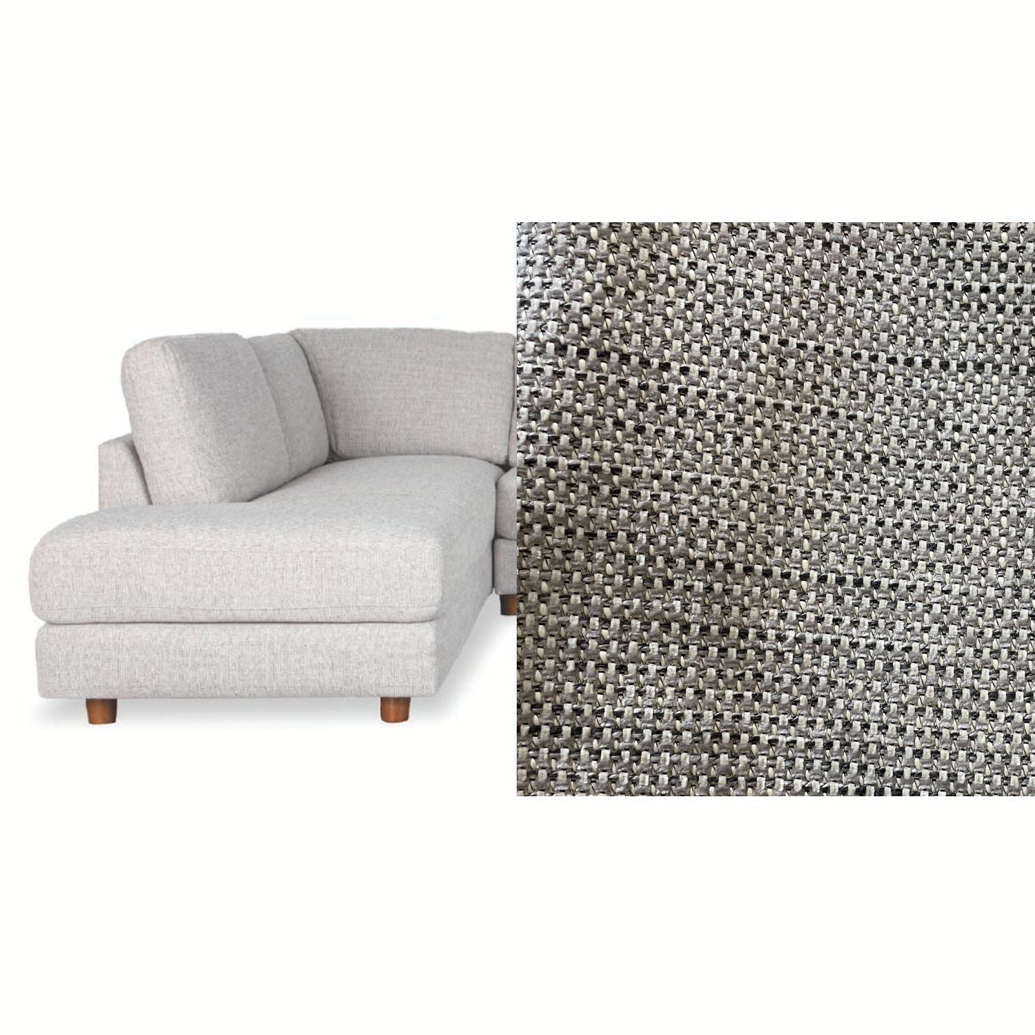 Haven Fabric Left Side Facing Chaise Lounge