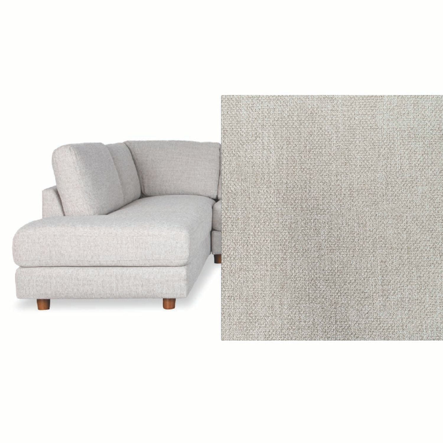 Haven Fabric Left Side Facing Chaise Lounge