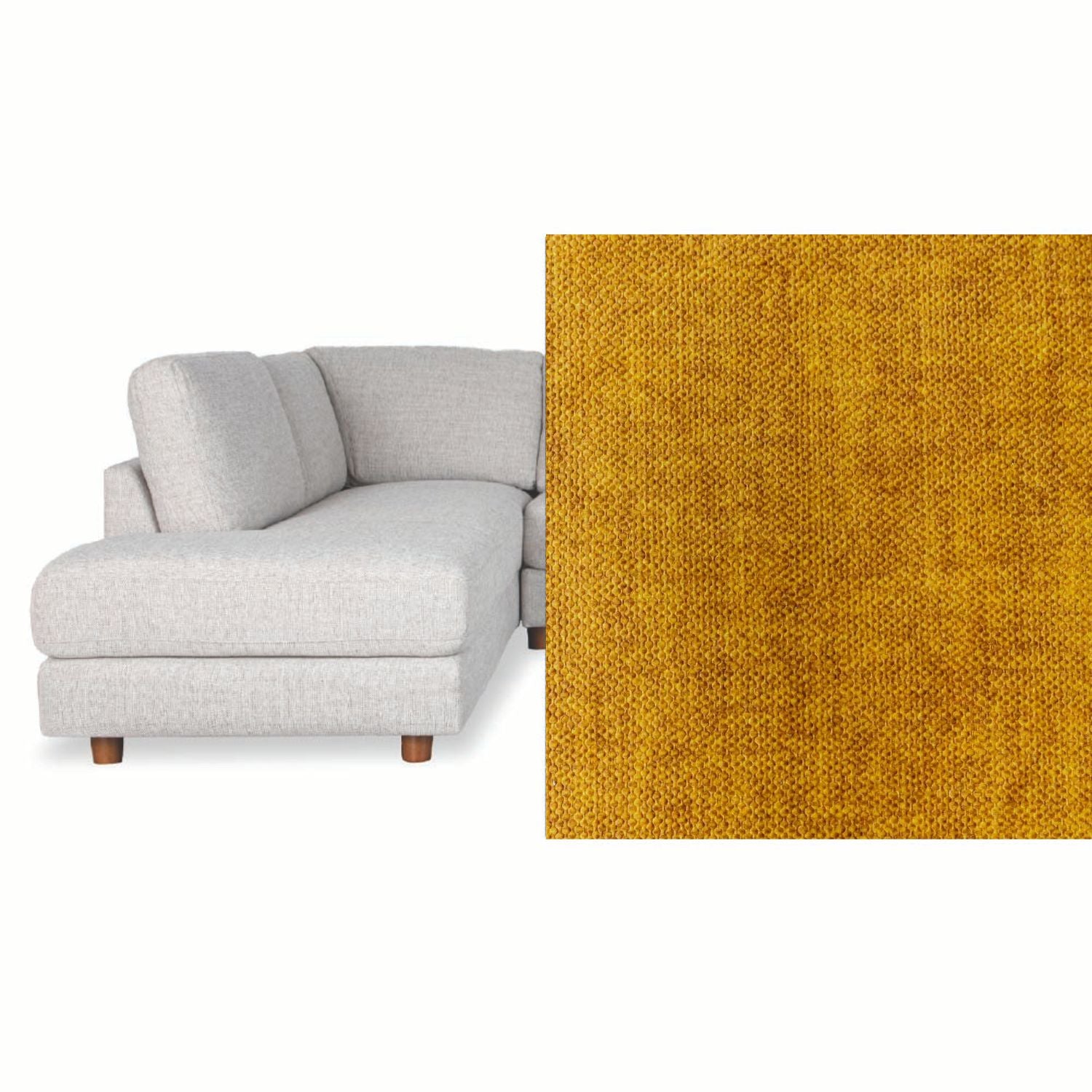 Haven Fabric Right Side Facing Chaise Lounge