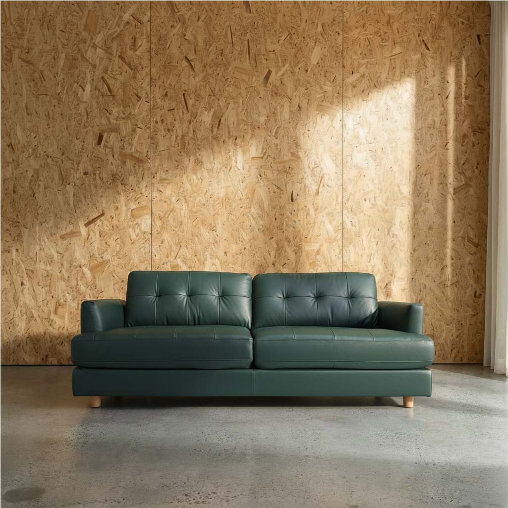 Harmony Leather 3 Seat Sofa